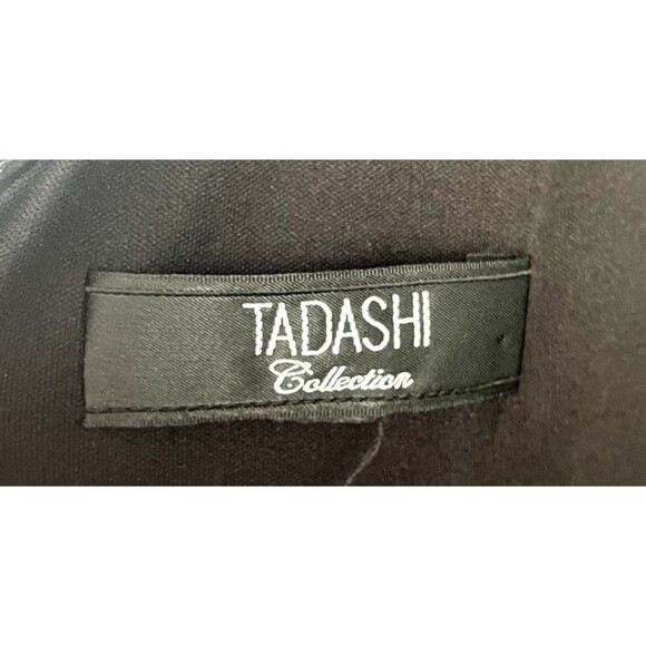 Tadashi Shoji Collection Silk Cocktail Party Dress Size 10 Pleated Chiffon - Picture 3 of 16